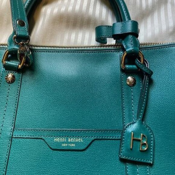 NEW! Henri Bendel W57th Briefcase Tote - Picture 3 of 6